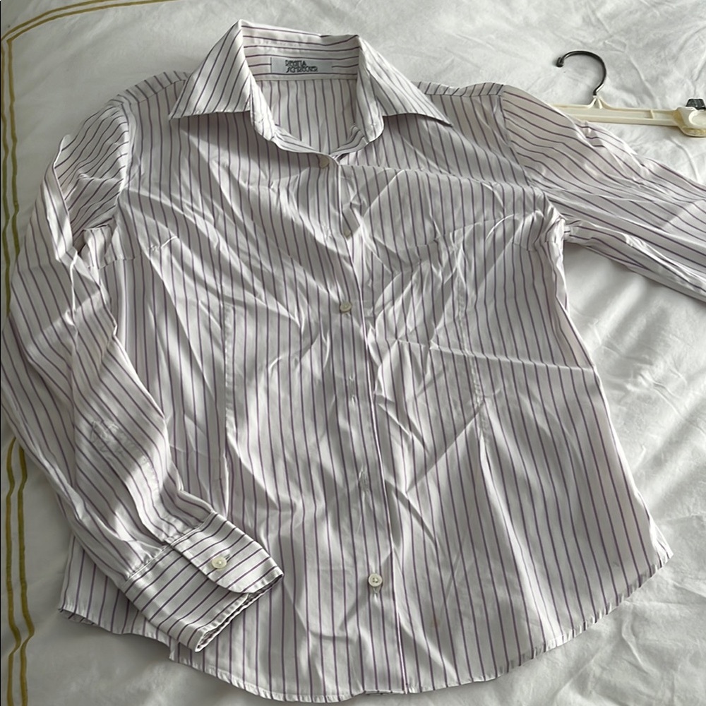 regina Schrecker button down